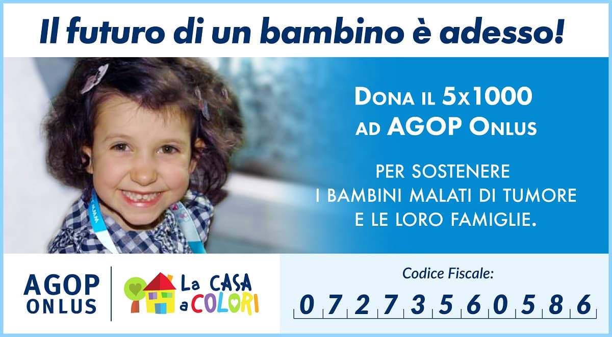 Il tuo 5×1000 per il futuro di un bambino